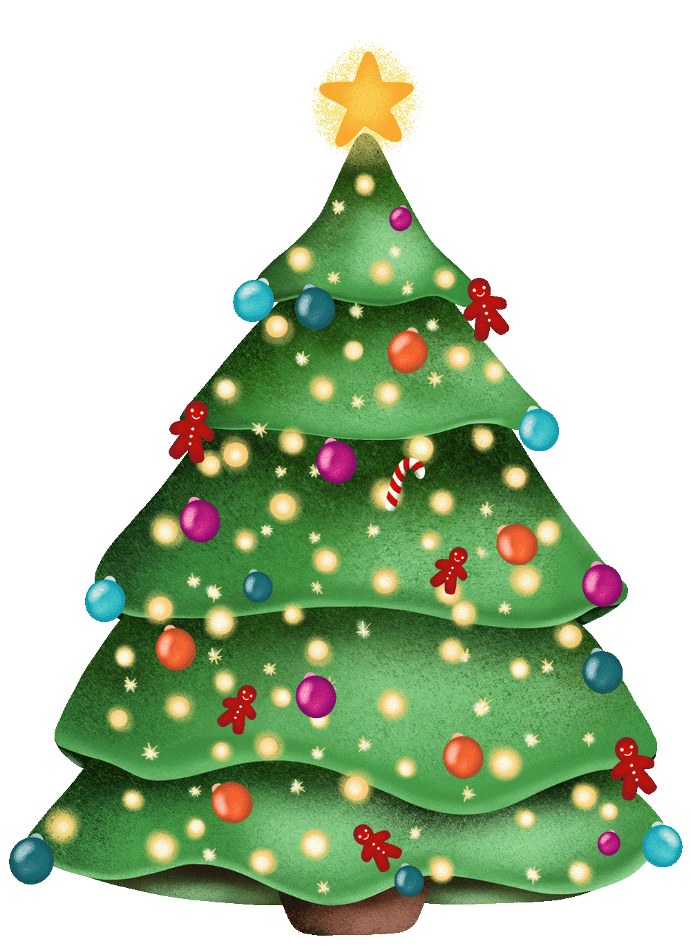 Draggable Christmas tree